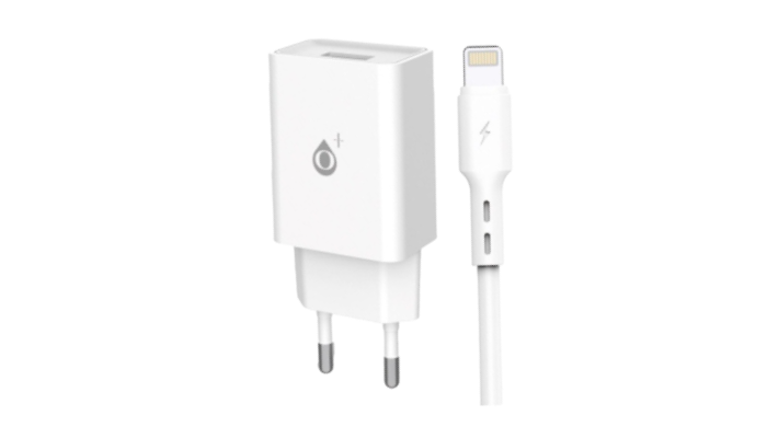 Cargador Completo 1 USB Con Cable De Iphone 5-14, 2.4A