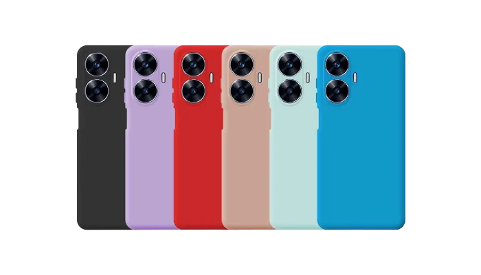 Funda Silicona Tacto Suave Colores - REALME